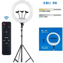 رینگ لایت 18 اینچ مدل RL-18 با سه پایه