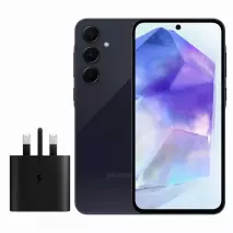 گوشی موبایل سامسونگ مدل Galaxy A55 دو سیم کارت ظرفیت 128 گیگابایت و رم 8 گیگابایت به همراه شارژر سامسونگ - ویتنام