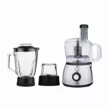 غذاساز تکنو مدل TE-851 ظرفیت ۱.۵ لیتر با بدنه استیل و کاسه شیشه‌ای